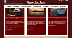 Desktop Screenshot of missouririvercabins.com